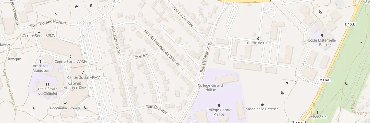 Plan du 8 Rue du Hameau de Villaine à Massy