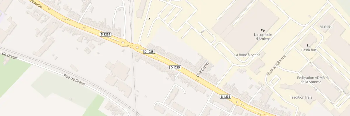 Plan du 174 Rue d’Abbeville à Amiens