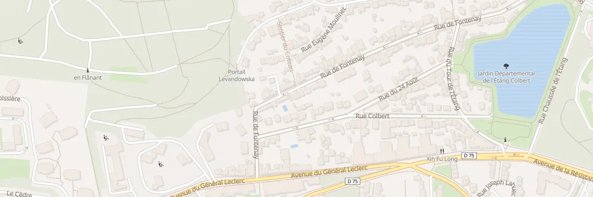 Plan du 20 Rue de Fontenay au Plessis-Robinson