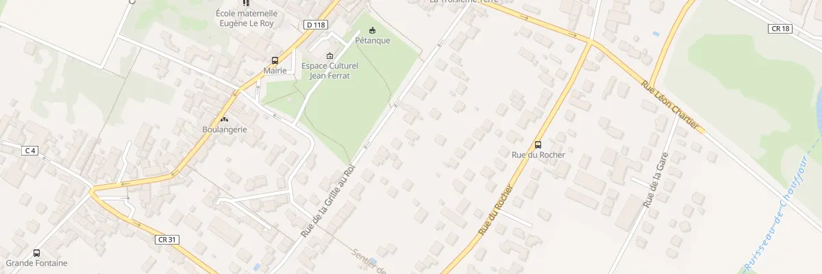 Plan du 25 Rue de la Grille au Roi à Saulx-les-Chartreux