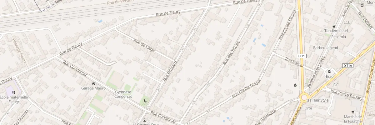 Plan du 30 Rue Brissard à Clamart