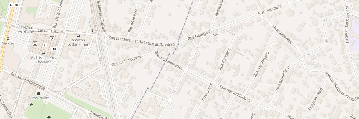Plan du 15 Rue des Robinettes à Eaubonne