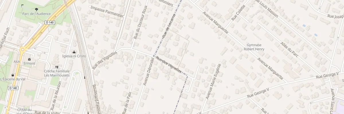 Plan du 27 Rue des Vignolles à Eaubonne