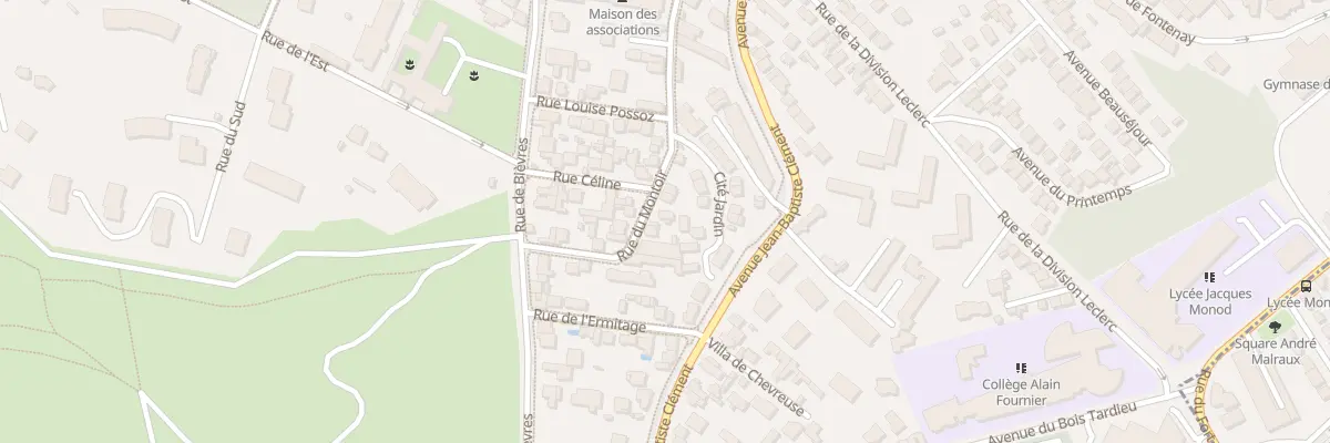Plan du 13 Rue du Montoir à Clamart