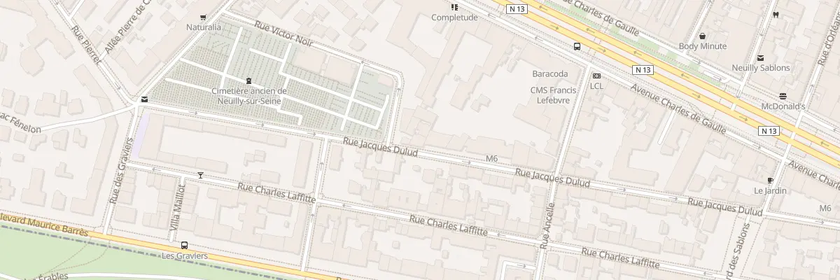Plan du 52 Rue Jacques Dulud à Neuilly-sur-Seine