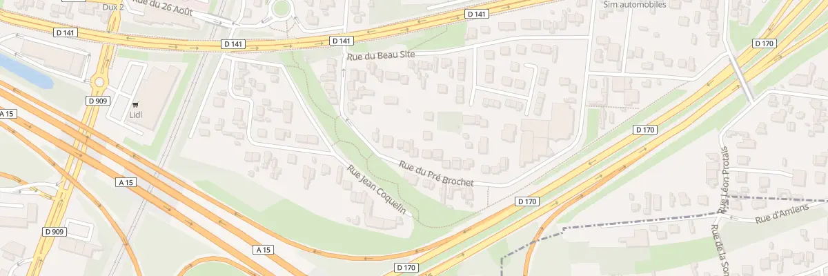 Plan du 49 Rue du Pre Brochet à Sannois