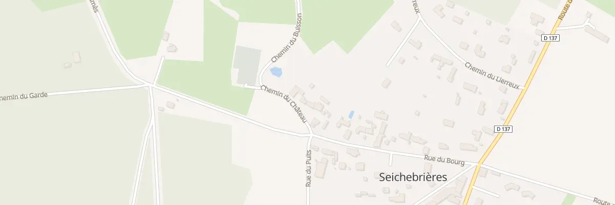 Plan du 4 Che du Chateau à Seichebrières