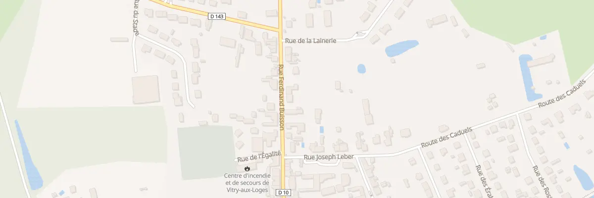 Plan du 10 Rue Ferdinand Buisson à Vitry-aux-Loges