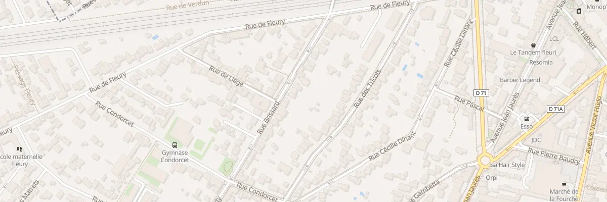 Plan du 32 Rue Brissard à Clamart