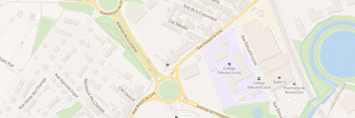 Plan du 264 Rue Robert Lecoq à Amiens
