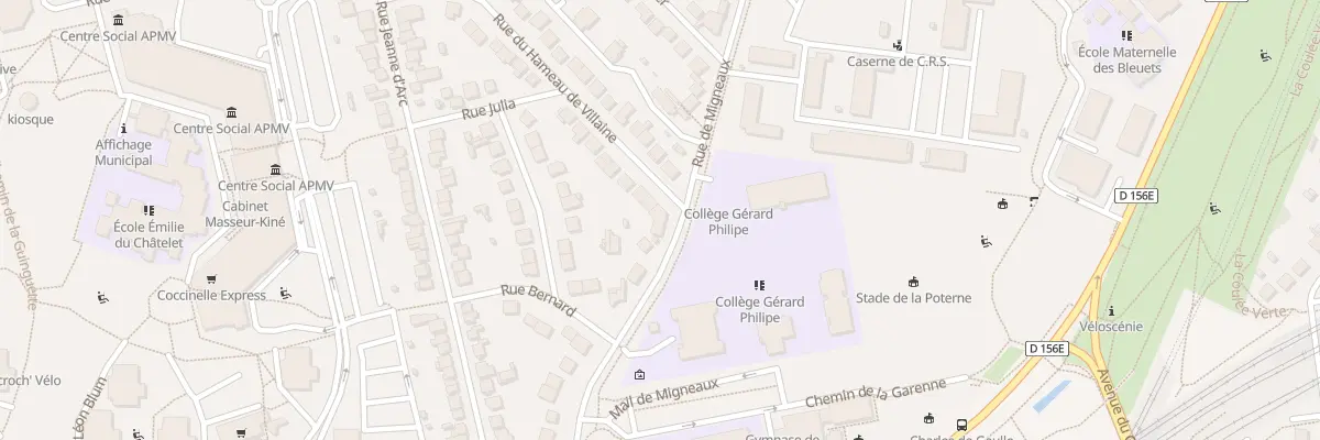 Plan du 1 Rue du Hameau de Villaine à Massy