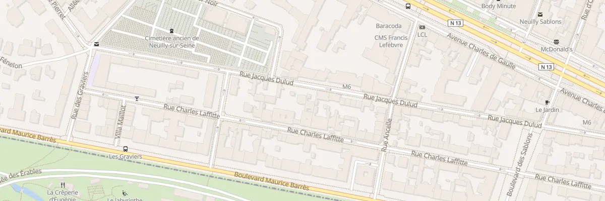 Plan du 65 Rue Jacques Dulud à Neuilly-sur-Seine