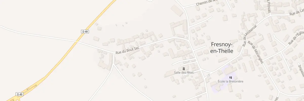 Plan du 16B Rue du Bout Sec à Fresnoy-en-Thelle