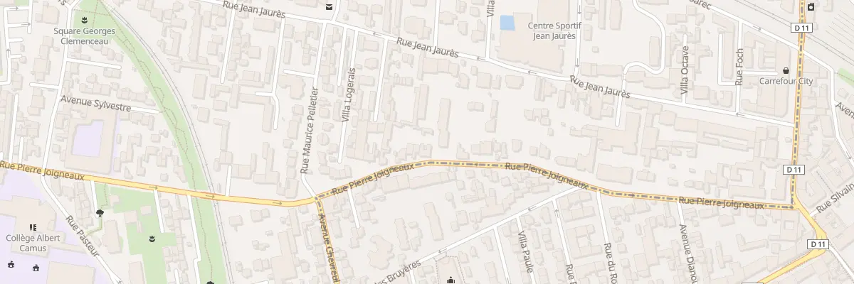 Plan du 52 Rue Pierre Joigneaux à Bois-Colombes
