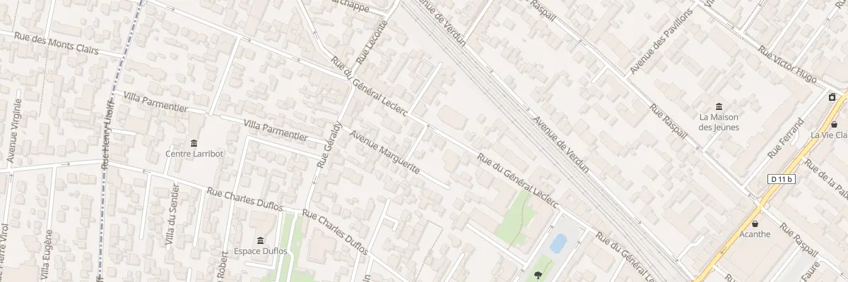 Plan du 81 Rue du Général Leclerc à Bois-Colombes
