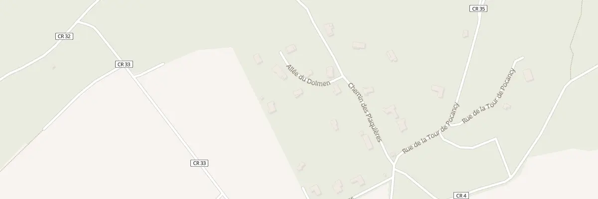Plan du 3 All du Dolmen à Janville-sur-Juine