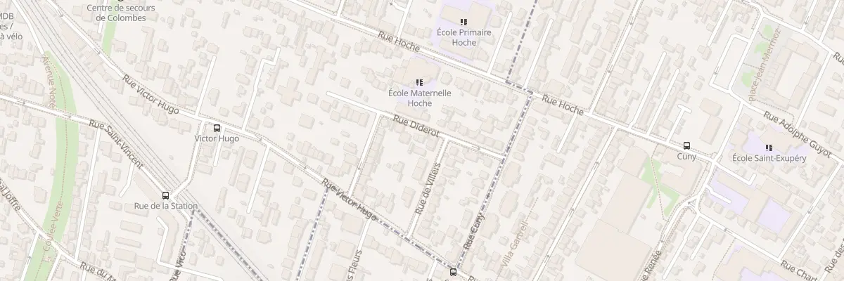 Plan du 24 Rue Diderot à Colombes