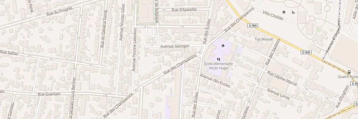 Plan du 107 Rue des Champarons à Colombes