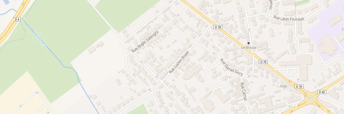 Plan du 16 Rue Lucien Royer à Persan