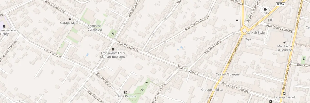 Plan du 2 Rue Cécille-dinant à Clamart