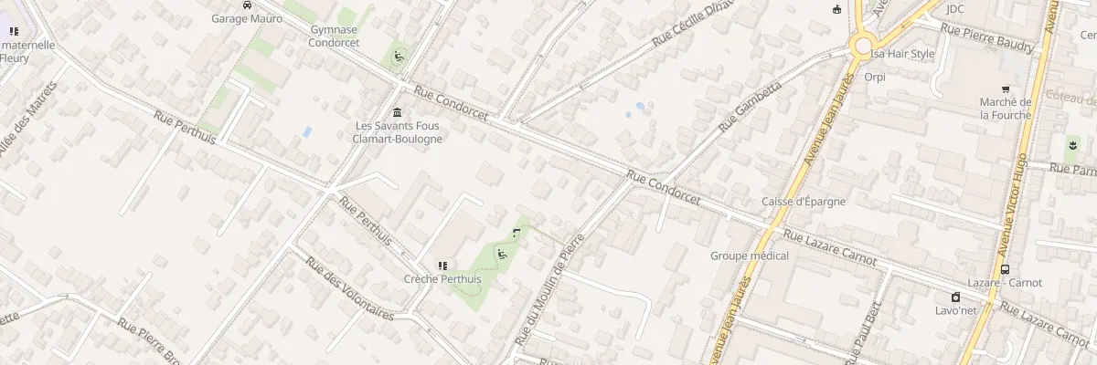 Plan du 23 Rue Condorcet à Clamart