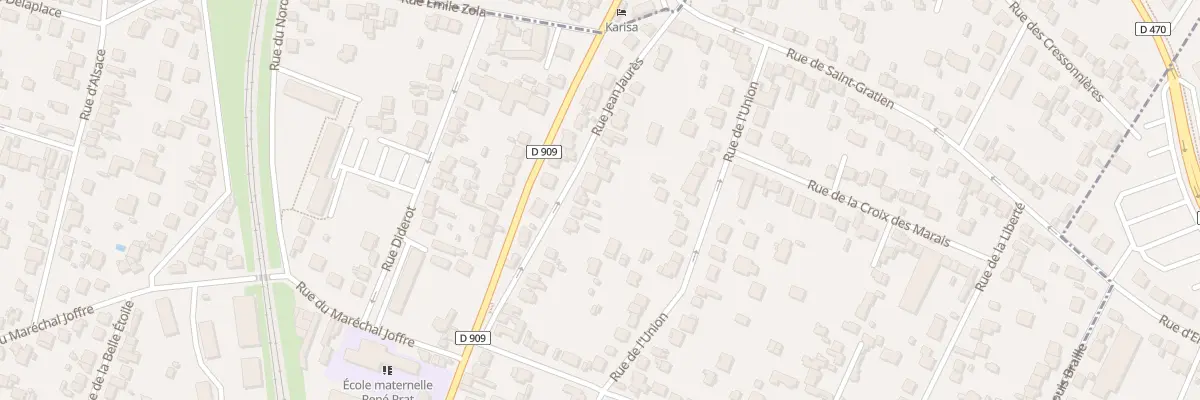 Plan du 40 Rue Jean Jaures à Sannois