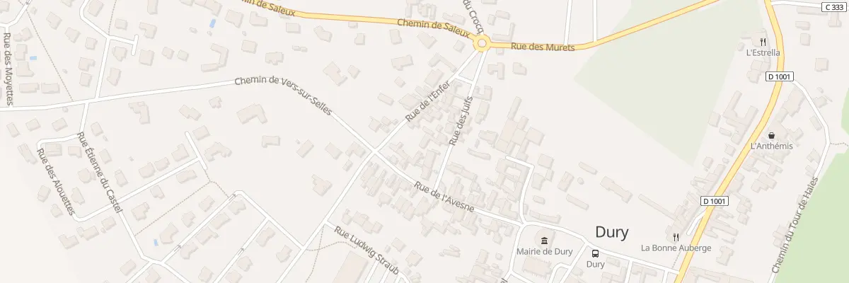 Plan du 5 Rue des Juifs à Dury