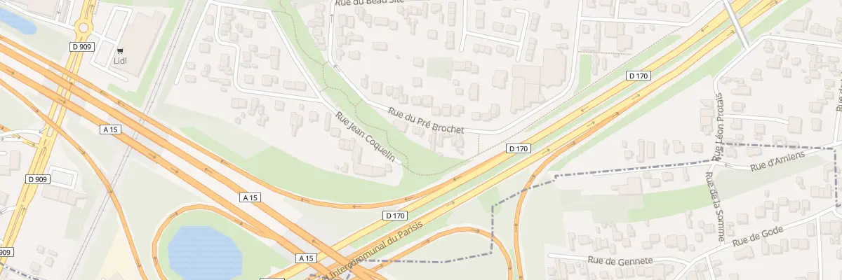 Plan du 40 Rue du Pre Brochet à Sannois