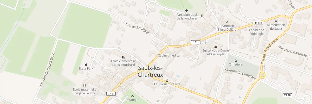 Plan du 40 Rue de la Division Leclerc à Saulx-les-Chartreux