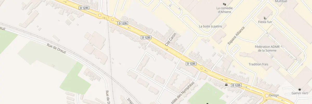 Plan du 159T Rue d’Abbeville à Amiens