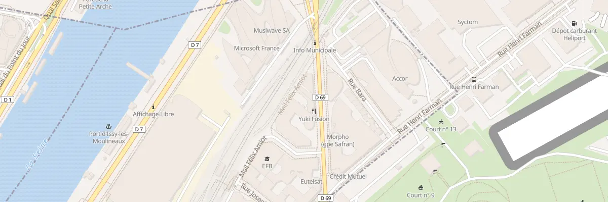 Plan du 22 Bd Gallieni à Issy-les-Moulineaux