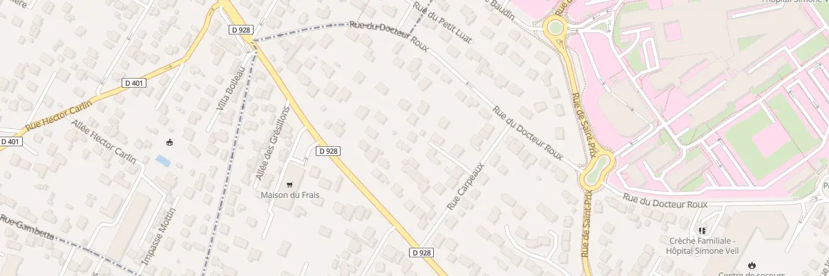 Plan du 7T Rue Carpeaux à Eaubonne