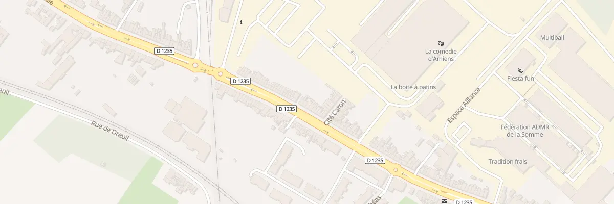 Plan du 160 Rue d’Abbeville à Amiens