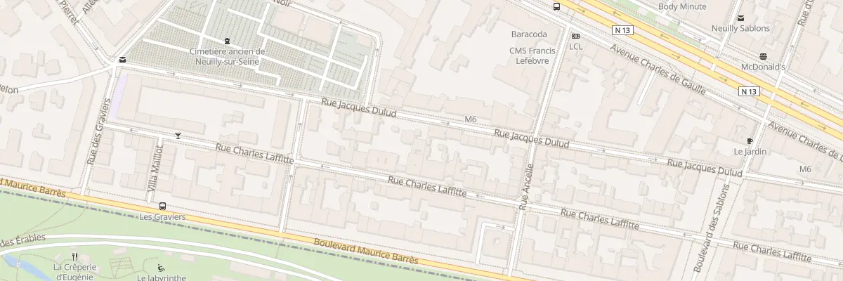 Plan du 63 Rue Jacques Dulud à Neuilly-sur-Seine