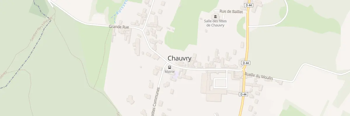 Plan du 33A Gr Grande Rue à Chauvry