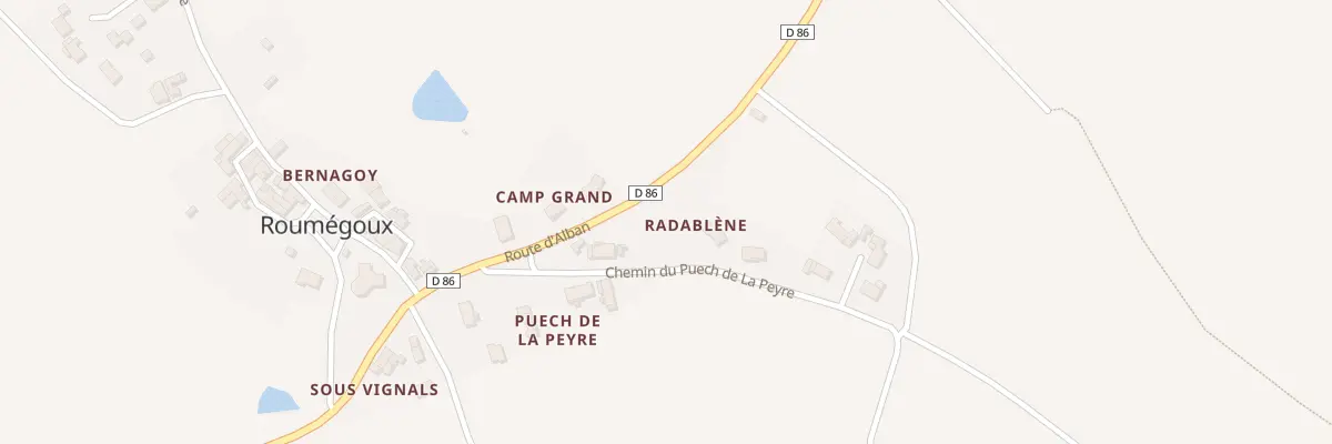 Plan du 5995F Radablene à Terre-de-Bancalié