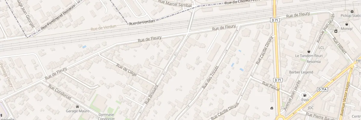 Plan du 48B Rue Brissard à Clamart
