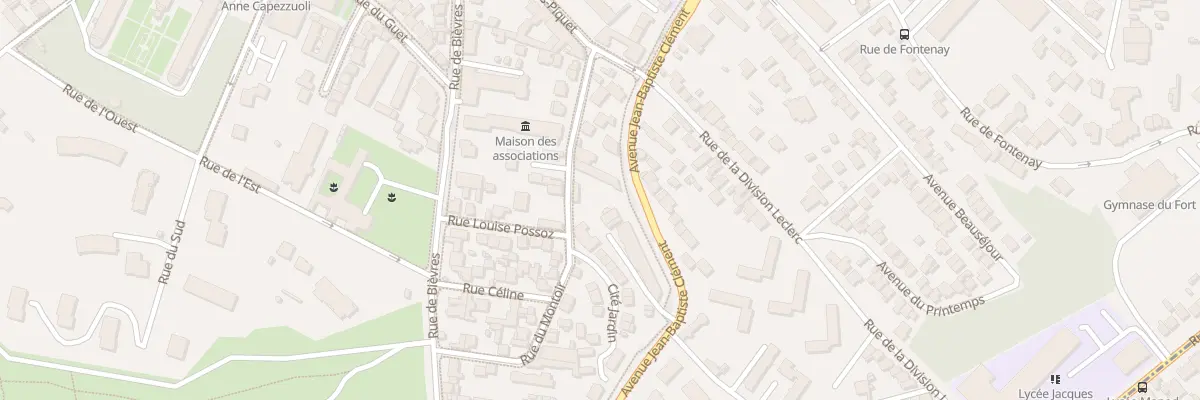 Plan du 9 Rue du Montoir à Clamart