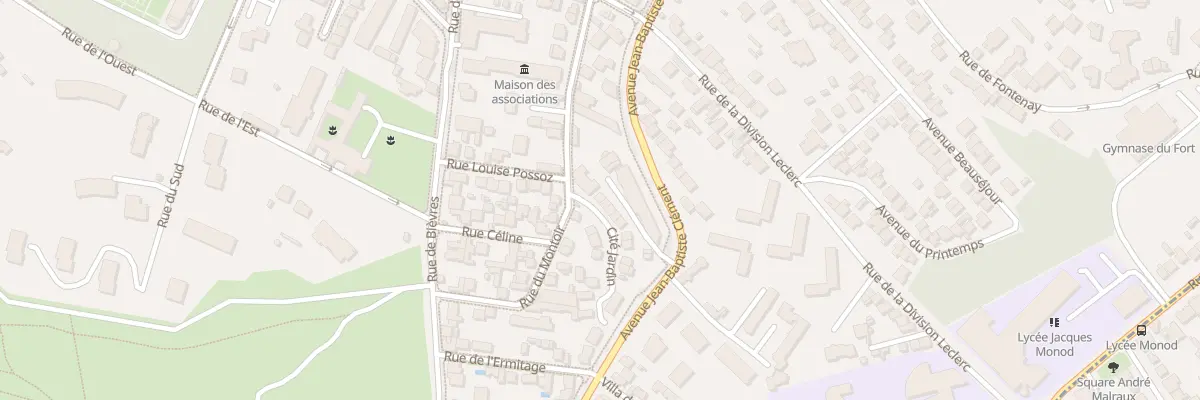 Plan du 9002 Cité Rue du Montoir 11 à Clamart