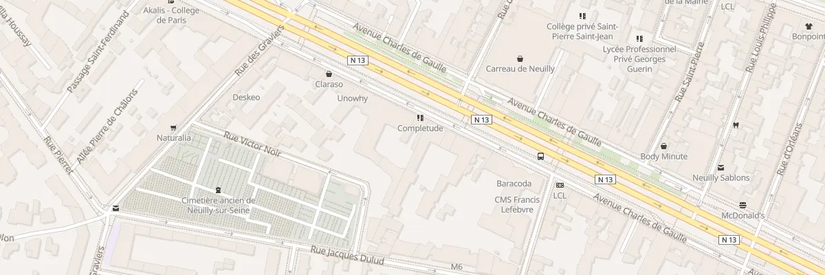 Plan du 133 Av Charles de Gaulle à Neuilly-sur-Seine