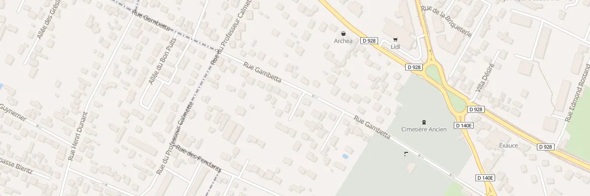 Plan du 29 Rue Gambetta à Eaubonne
