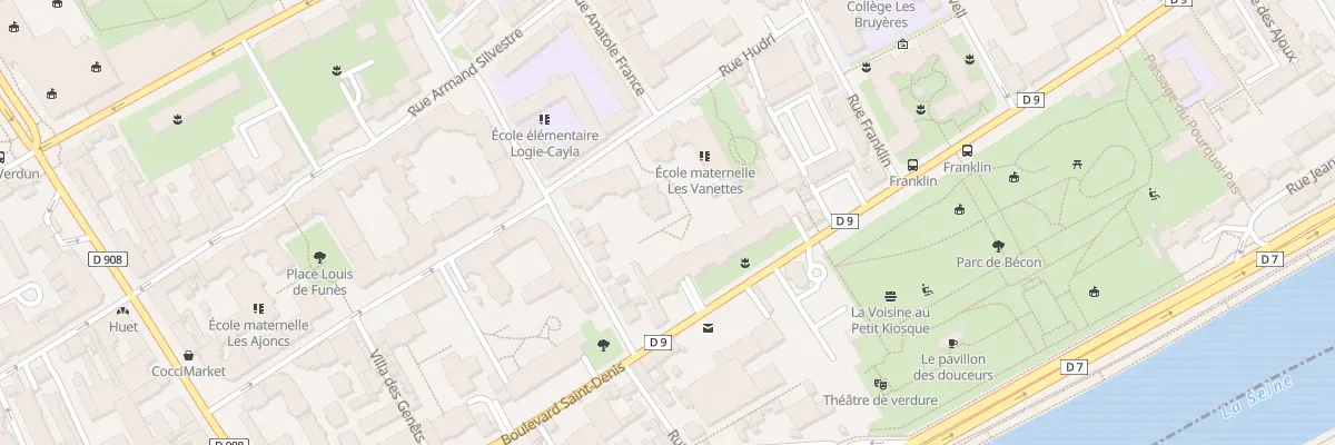 Plan du 169 Bd Saint-Denis à Courbevoie