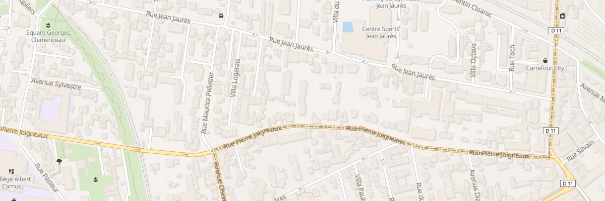 Plan du 50 Rue Pierre Joigneaux à Bois-Colombes