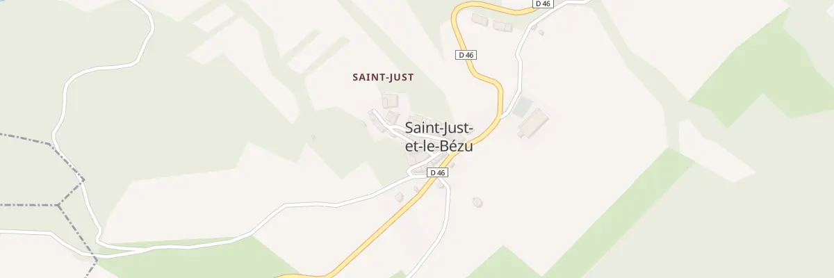 Plan du 4 Rue Lo Sucalhet à Saint-Just-et-le-Bézu