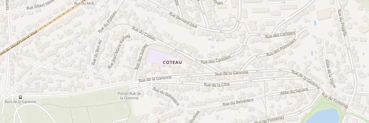 Plan du 16 Rue du Coteau au Plessis-Robinson