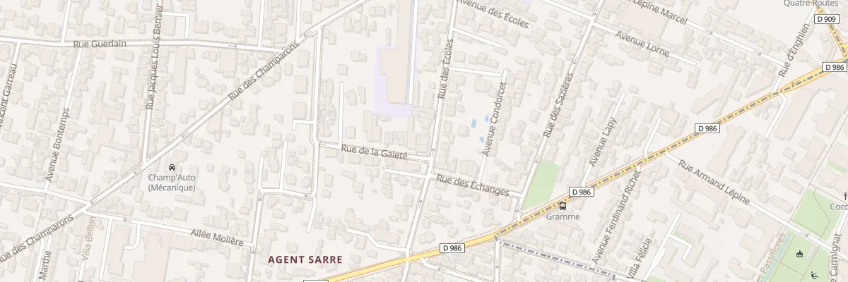Plan du 25 Rue des Ecoles à Colombes