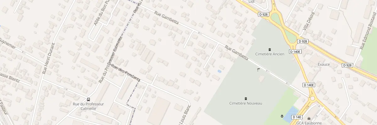 Plan du 23C Rue Gambetta à Eaubonne