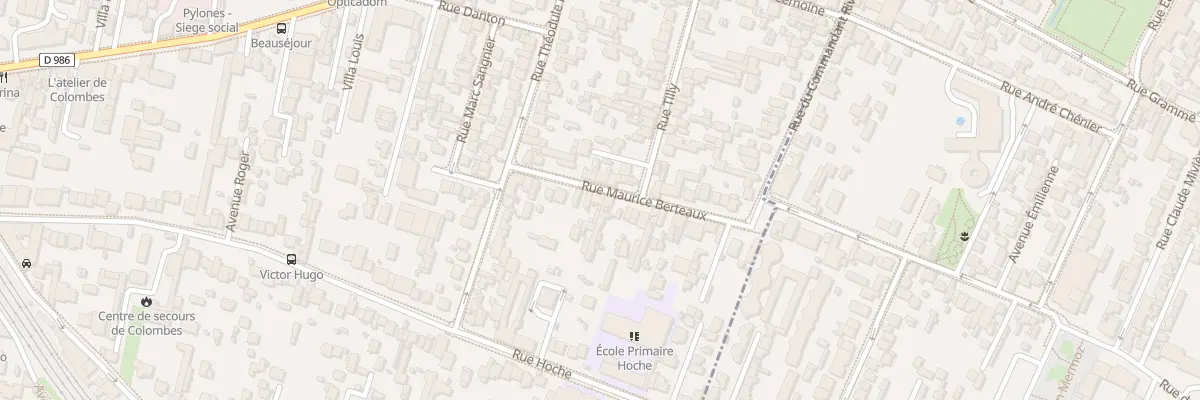 Plan du 24 Rue Maurice Berteaux à Colombes