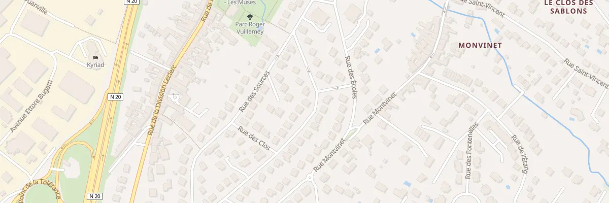 Plan du 8 Rue Pasteur à Linas