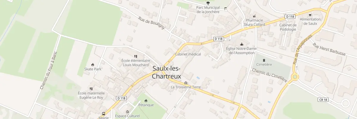 Plan du 25B Rue de la Division Leclerc à Saulx-les-Chartreux